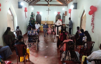 Distribution of Dry Rations and Essential Materials to the Families in Hambantota on Christmas